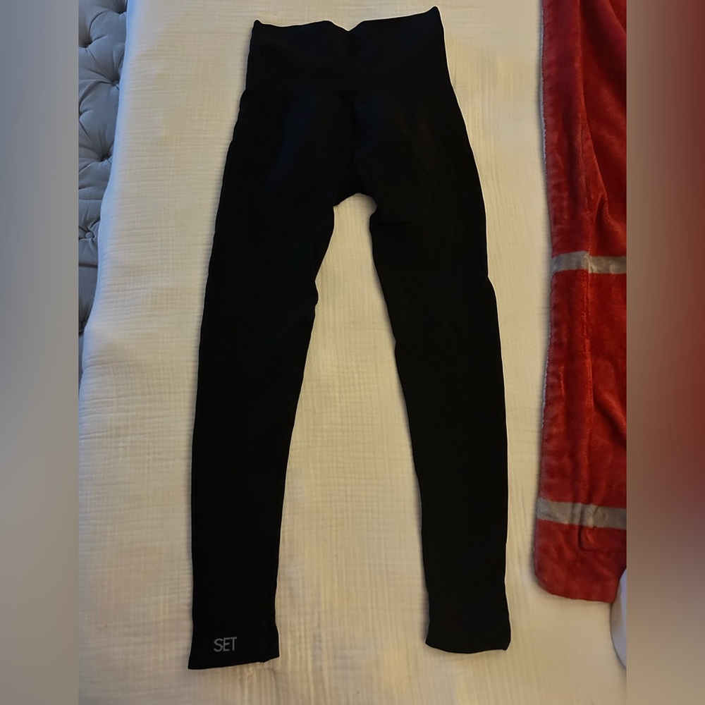 SET Active Sculptflex Power High Rise Leggings - Black